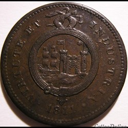 1811 One Penny - Bristol & South Wales