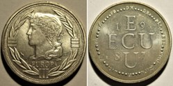 Europa - 1/4 Écu 12 Pays 1987