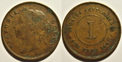 Victoria - One Cent 1901 - Straits Settlements, Malaysia (ex.2)