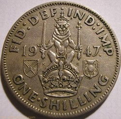 George VI - One Shilling 1947 - Scotland
