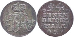 Friedrich II - 1/24 Thaler 1753 Berlin - Kingdom of Prussia