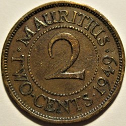 George VI - 2 Cents 1949 - Mauritius