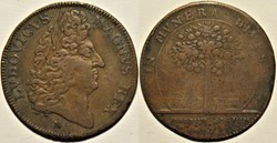 Louis XIV - Jeton 1693 - Trésor Royal