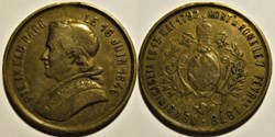 Pape Pie IX - Médaille Décès 1878
