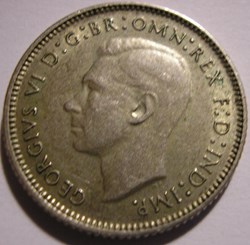 George VI - 6 Pence 1946 - Australia
