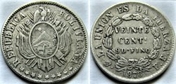 1876 Potosí - 20 Centavos