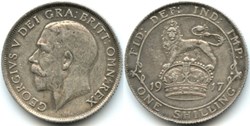 George V - One Shilling 1917 - Great Britain