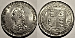 Victoria - Jubilee One Shilling 1887 - Kingdom of Great Britain (ex.3)