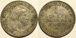 Friedrich Wilhelm III - 1 Groschen 1822 Berlin - Kingdom of Prussia