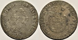 1781 Regno di Sardegna, 7.6 Soldi - Vittorio Amedeo III di Savoia