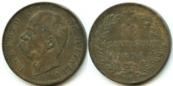1894 Regno d'Italia, 10 Centesimi, Birmingham - Umberto I