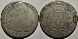 1791 - 4 Reales Madrid - Carlos IV de España