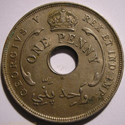 George V - 1 Penny 1915 - West Africa