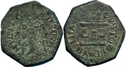 1620 Regno di Napoli - 1 Tornese - Filippo III di Spagna (ex.2)