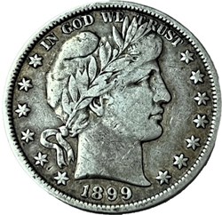 1899 Half Dollar - Doubled Denticles
