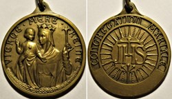 Vierge à l'Enfant - Médaille Congrégation Mariale