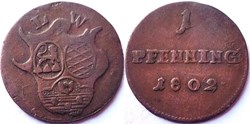 Dominik Constantin - 1 Pfenning 1802 - Princ. of Löwenstein-Wertheim & Rochefort