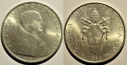 Paulus VI - 500 Lire 1964 Città del Vaticano, Roma