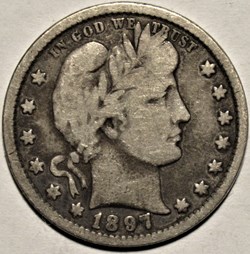 1897 Quarter Dollar