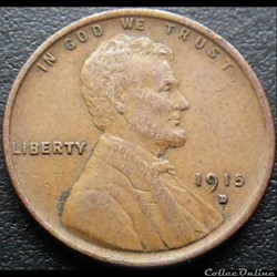 1915 D One Cent
