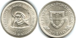 Portugal - 20 Escudos 1960, Infante D. Henrique