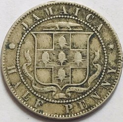 Victoria - Half Penny 1899 - Jamaica Island