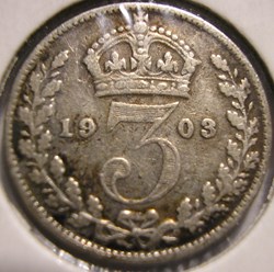 Edward VII - 3 Pence 1903 - United Kingdom of G.B.