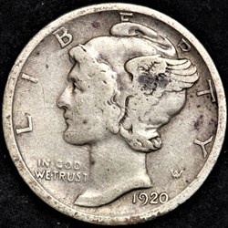 1920 Denver Dime