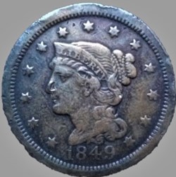 1849 One Cent