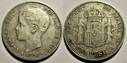 1900 - Peseta - Alfonso XIII de España