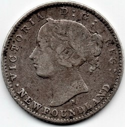 Victoria - 10 Cents 1872 H Newfoundland