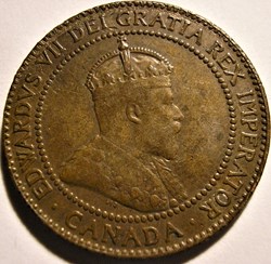 Edward VII - 1 Cent 1910 (ex.2)