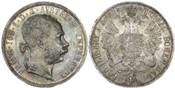 Franz Joseph I - 1 Florin 1876, Austrian Empire