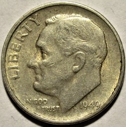 1949 San Francisco Dime