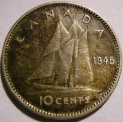George VI - 10 Cents 1945