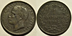 1904 Regno d'Italia, Centesimo, Roma - Vittorio Emanuele III