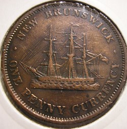 Victoria - One Penny 1854 - New Brunswick