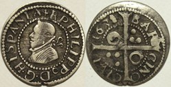 1638 Barcelona - 1 Real (Croat) - Felipe IV de España