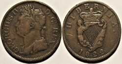 George IV - Half Penny 1822 Ireland