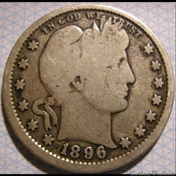 1896 Quarter Dollar