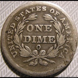1838 o Dime / 10 Cents (ex.2)