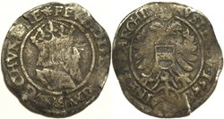 1558 Vienna, 3 Kreuzer - Ferdinand I Holy Roman Emperor