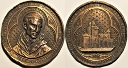 Médaille 800e anniversaire de Saint-Bernard 1091-1891