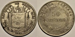 Costa Rica - 50 Centavos 1885