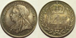 Victoria - 4 Pence 1900, Maundy issues - Great Britain