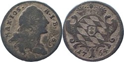 Maximilian III Joseph - 1 Kreuzer 1764 - Electorate of Bavaria
