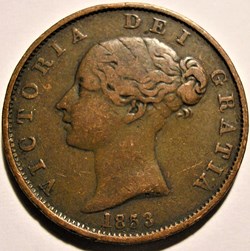 Victoria - HalfPenny 1853/2 - Kingdom of Great Britain