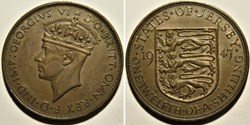 George VI - 1/12 Shilling 1947 - Jersey (ex.3)