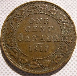 George V - 1 Cent 1917 (ex.2)