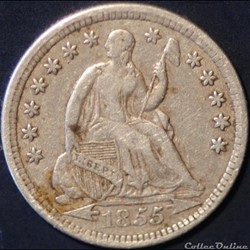 ←1855→ Half Dime
